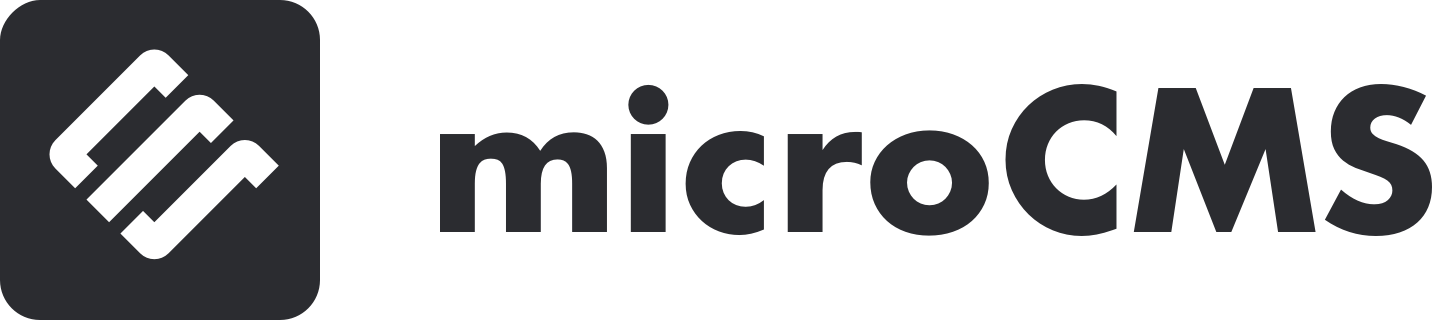 microCMSのロゴ